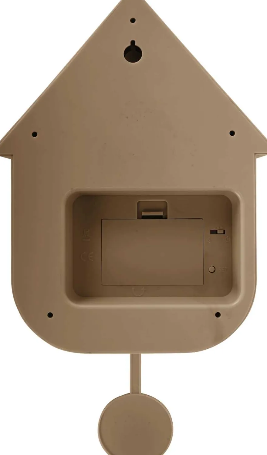 Horloge murale en ABS Modern Cuckoo Oro (Mocka)