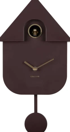Horloge murale en ABS Modern Cuckoo Oro (Marron)