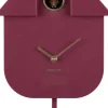 Horloge murale en ABS Modern Cuckoo Oro (Mauve)