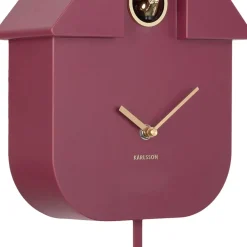 Horloge murale en ABS Modern Cuckoo Oro (Mauve)