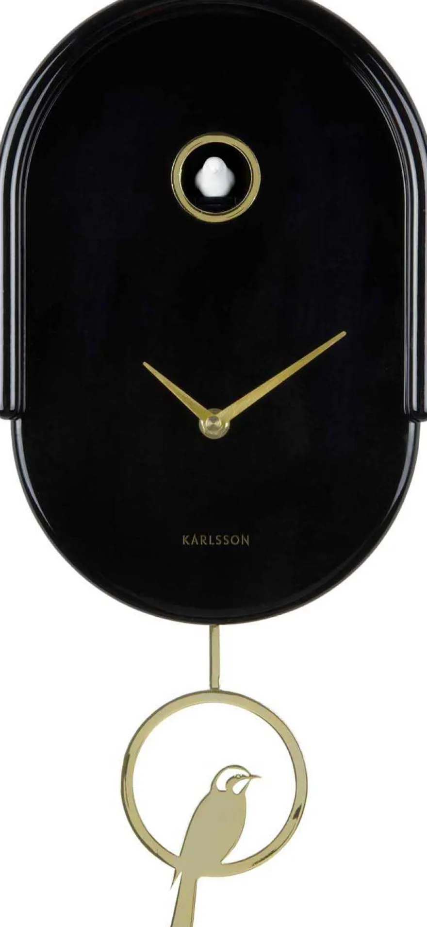 Horloge murale en ABS Tweet (Noir)