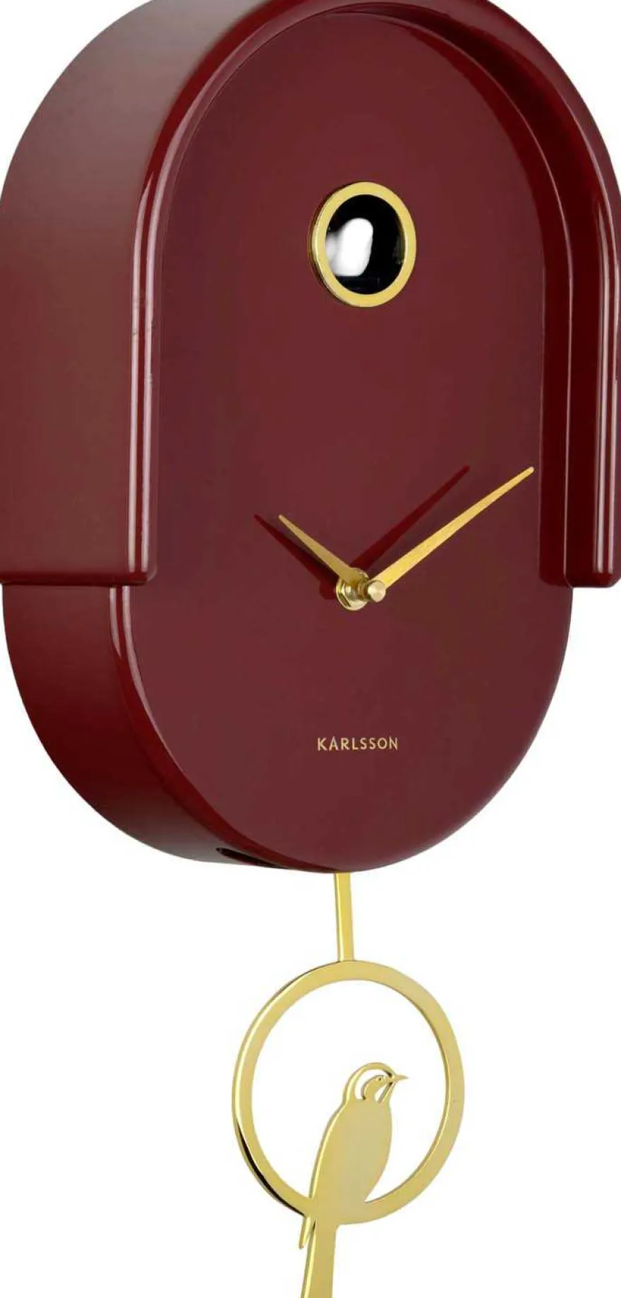 Horloge murale en ABS Tweet (Rouge)