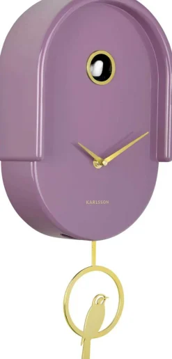 Horloge murale en ABS Tweet (Violet)