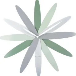 Horloge murale en métal Bloom (Vert)