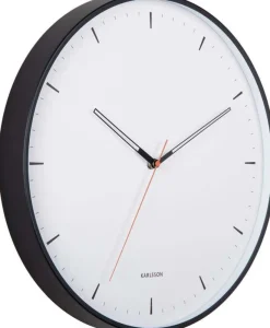 Horloge murale en métal Calm (Noir)