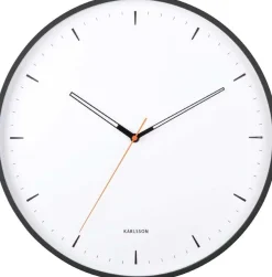 Horloge murale en métal Calm (Noir)
