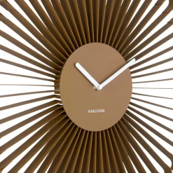 Horloge murale en métal Cascara (Marron)
