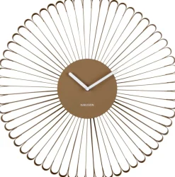 Horloge murale en métal Cascara (Marron)