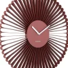 Horloge murale en métal Cascara (Rouge)