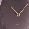 Horloge murale en métal Fuerte Dome (Marron)