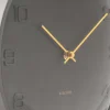 Horloge murale en métal Fuerte Dome (Gris)