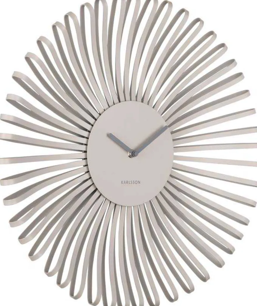 Horloge murale en métal Polo (Gris)