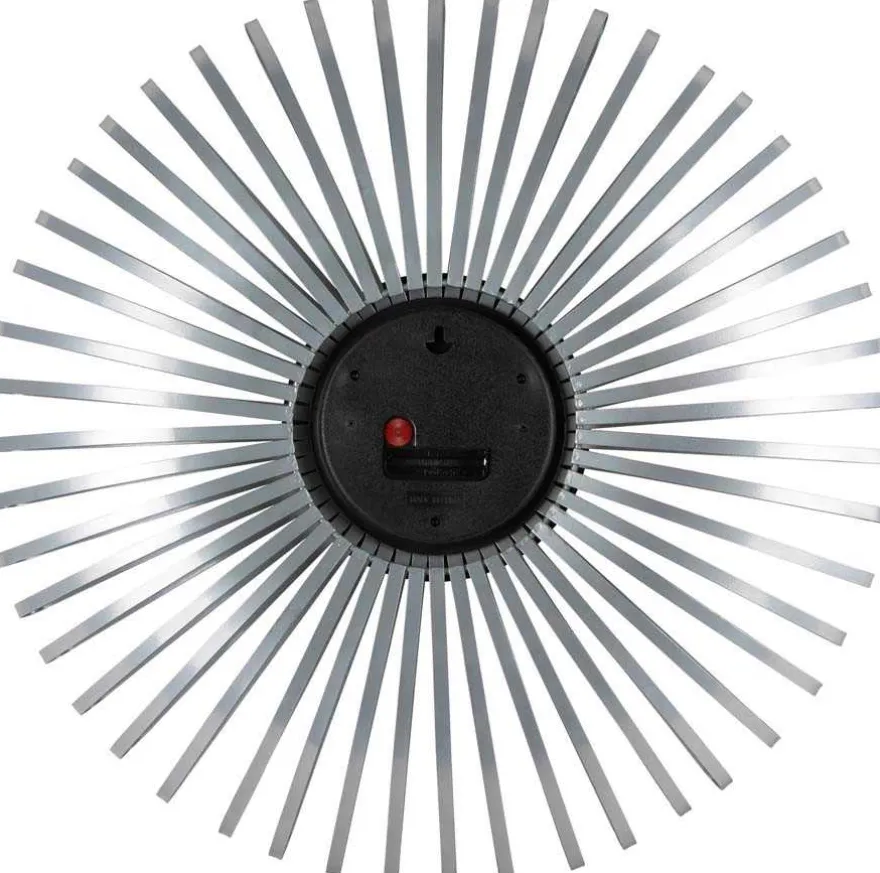 Horloge murale en métal Polo (Gris)