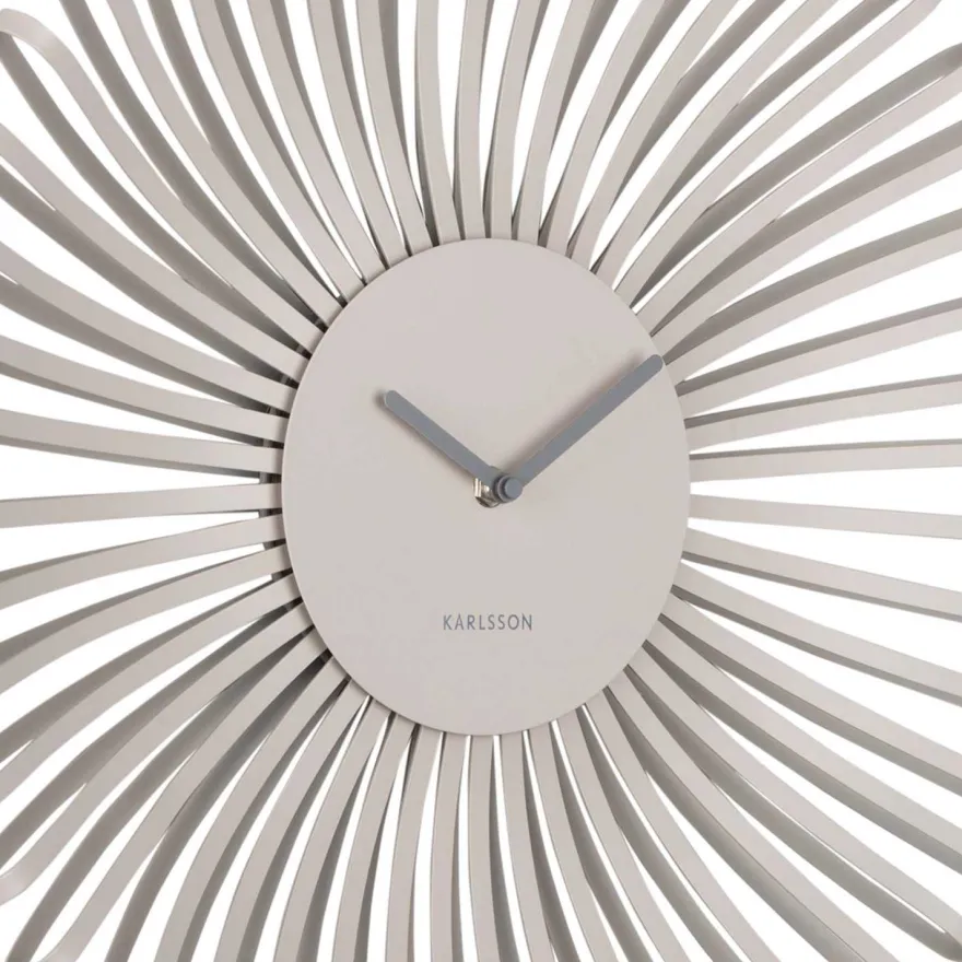 Horloge murale en métal Polo (Gris)