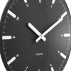 Horloge murale en polypropylène Realista Dome (Noir)