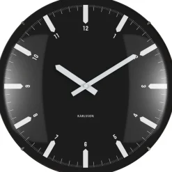 Horloge murale en polypropylène Realista Dome (Noir)