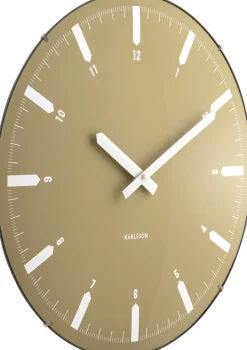 Horloge murale en polypropylène Realista Dome (Vert)