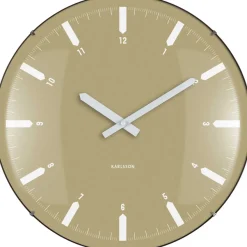 Horloge murale en polypropylène Realista Dome (Vert)