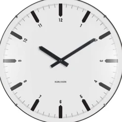 Horloge murale en polypropylène Realista Dome (Blanc)