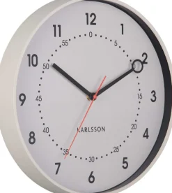 Horloge murale en résine Fresco (Gris foncé)