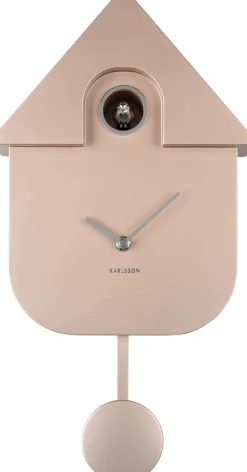 Horloge murale moderne Cuckoo (Rose gold métallique)