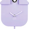 Horloge murale moderne Cuckoo (Violet clair)