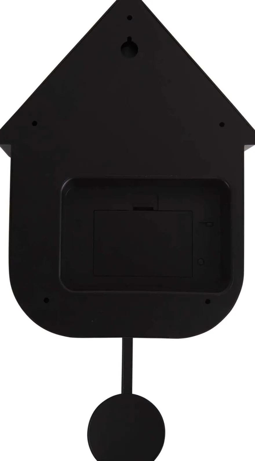 Horloge murale moderne Cuckoo (Noir)