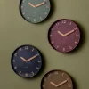 Horloge murale polypropylène Amena (Noir)