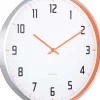Horloge murale ronde 40 cm Sporty (Orange)