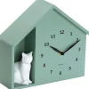 Horloge à poser Siting cat (Jade)