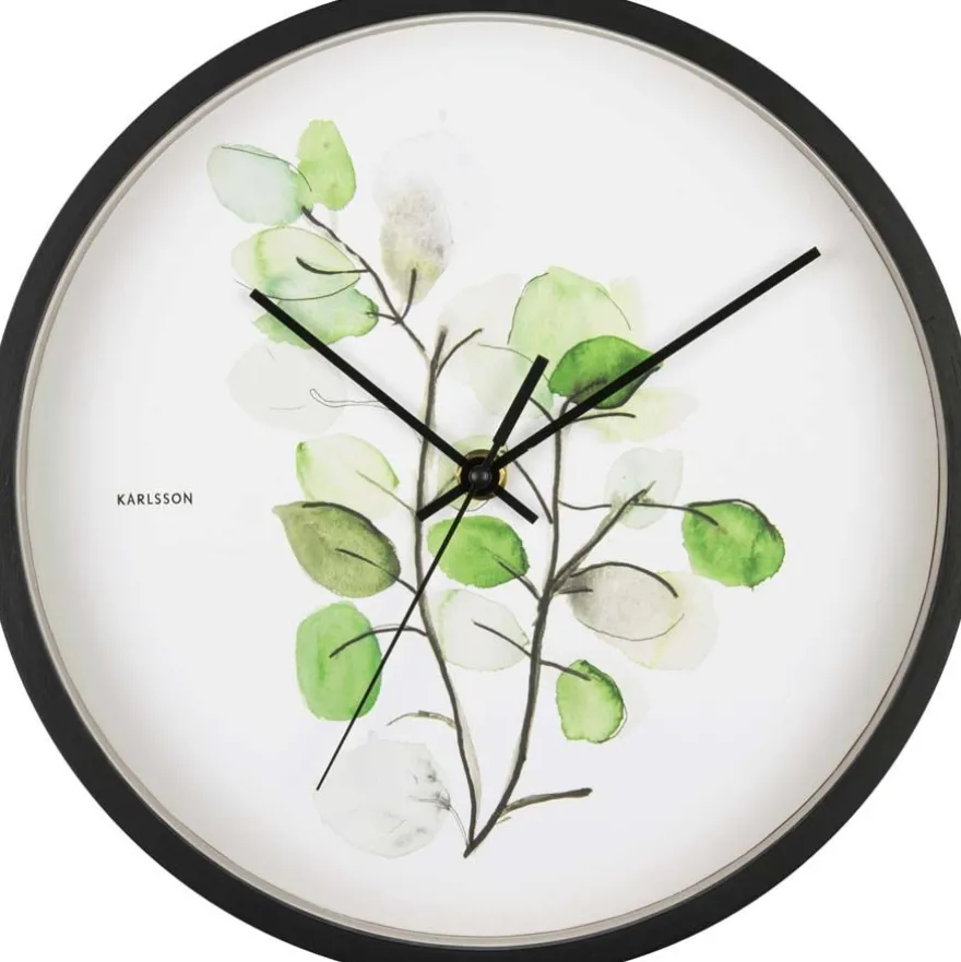 Horloge rondeBotanical 26 cm (Eucalyptus)