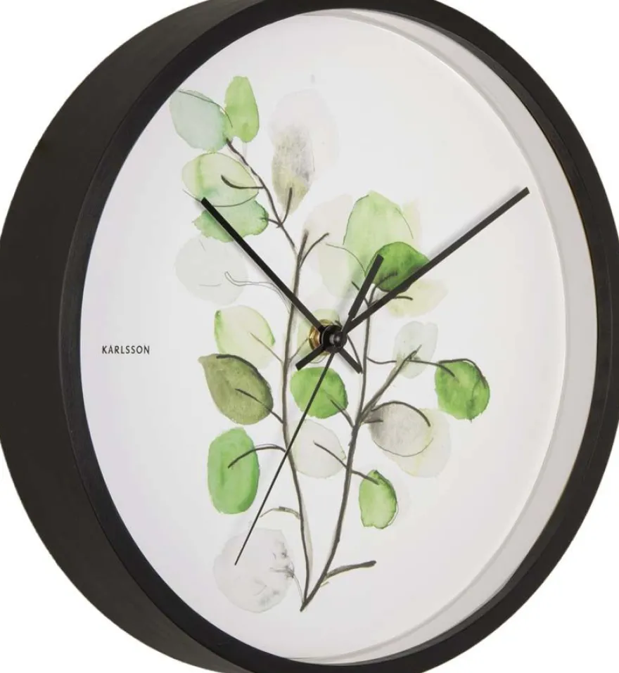 Horloge rondeBotanical 26 cm (Eucalyptus)