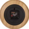 Horloge ronde en bois Pure22 cm (Noir)