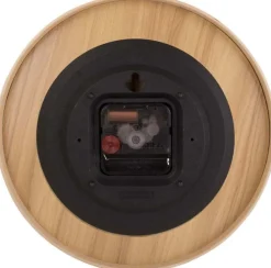 Horloge ronde en bois Pure22 cm (Noir)