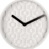 Horloge ronde en béton Honey31 cm (Blanc)