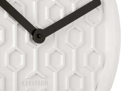 Horloge ronde en béton Honey31 cm (Blanc)