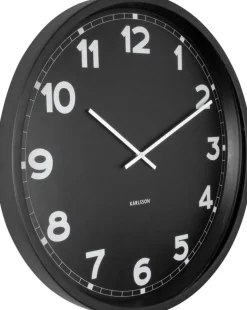 Horloge ronde en métal New classic 60 cm (Noir)