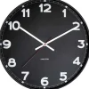 Horloge ronde en métal New classic 40 cm (Noir)
