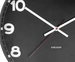 Horloge ronde en métal New classic 40 cm (Noir)