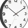 Horloge ronde en métal New classic 40 cm (Blanc)