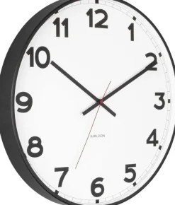 Horloge ronde en métal New classic 40 cm (Blanc)
