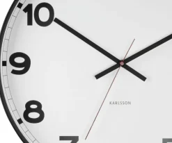 Horloge ronde en métal New classic 40 cm (Blanc)