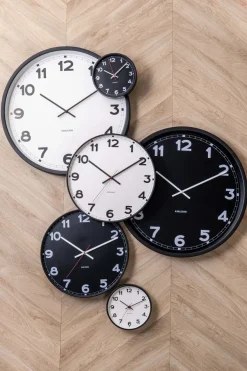 Horloge ronde en métal New classic 20 cm (Blanc)