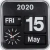 Horloge vintage Big Flip 43 cm (Blanc)