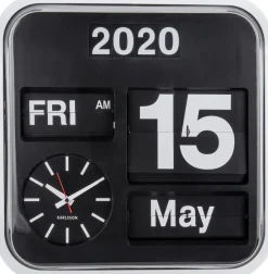 Horloge vintage Big Flip 43 cm (Blanc)