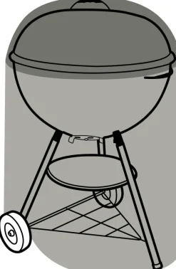 Housse de protection barbecue rond 71 cm