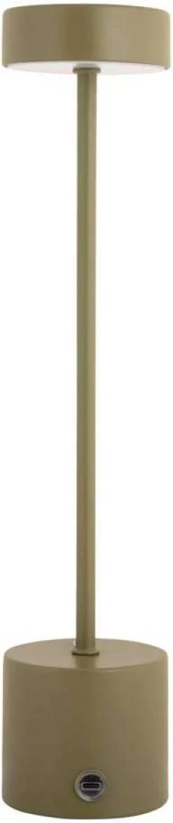 Lampe de table en métal Ganard led (Vert)