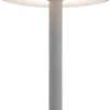 Lampe de table en métal Ganard led (Gris)