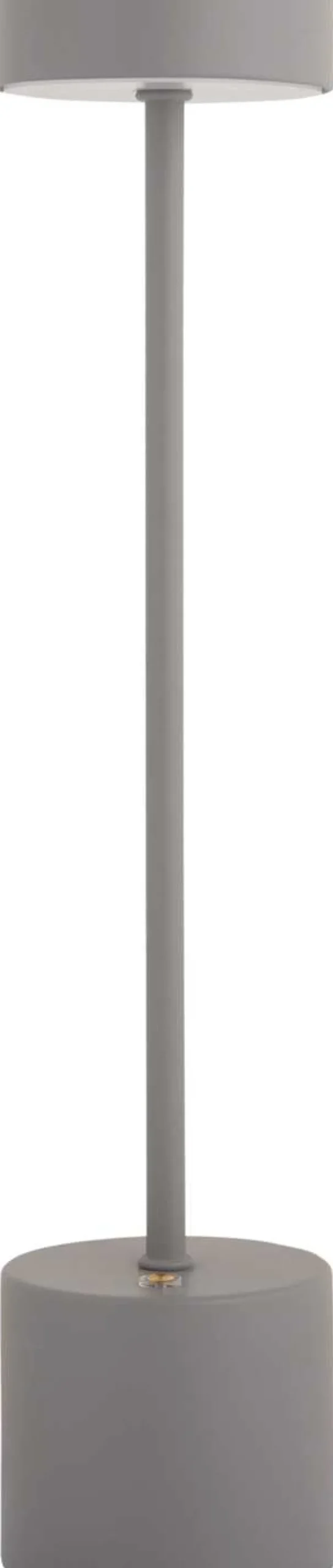 Lampe de table en métal Ganard led (Gris)