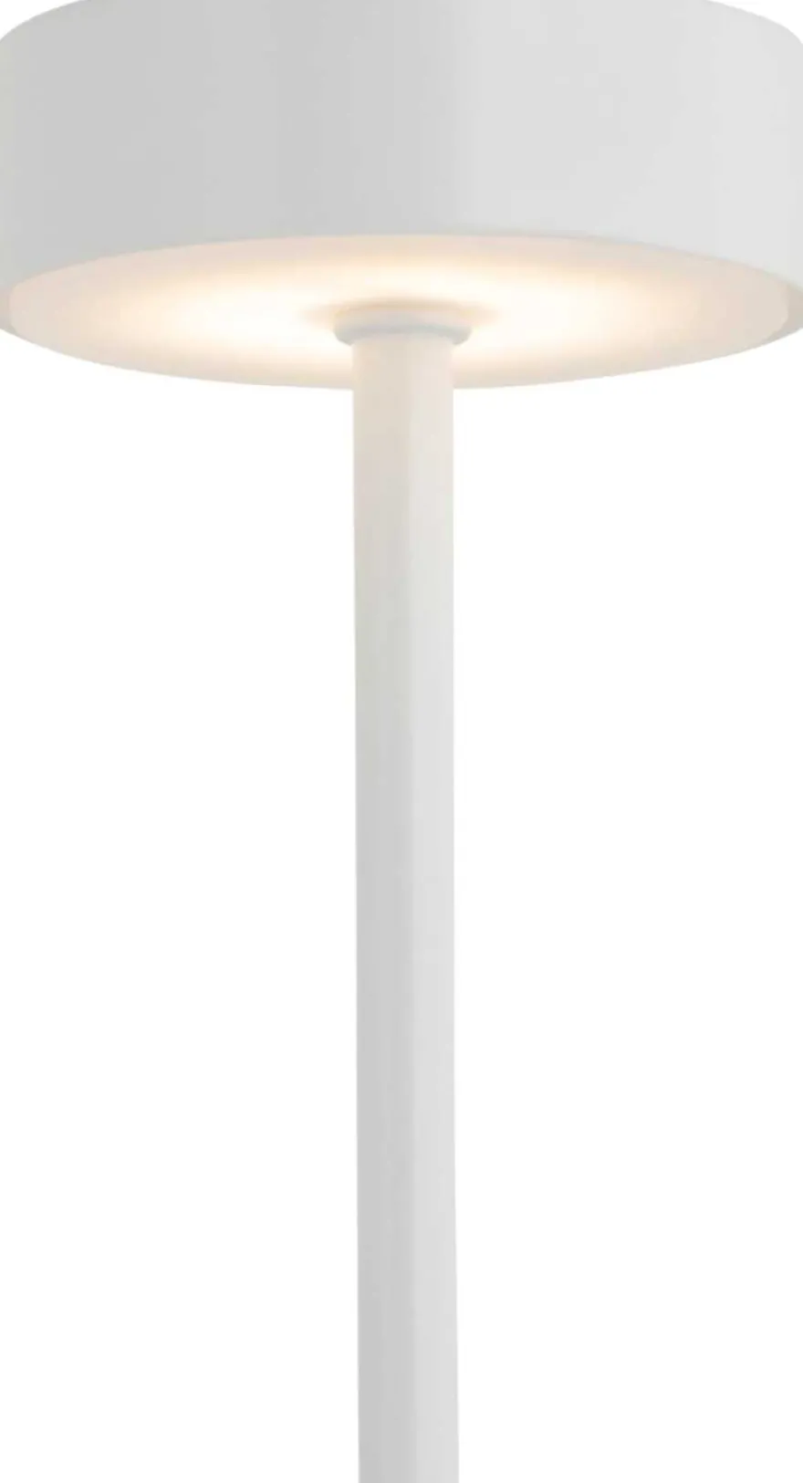 Lampe de table en métal Ganard led (Blanc)